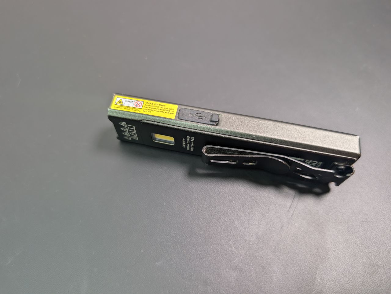 Klein Tools 56074 pocket clip and USB-C charge port