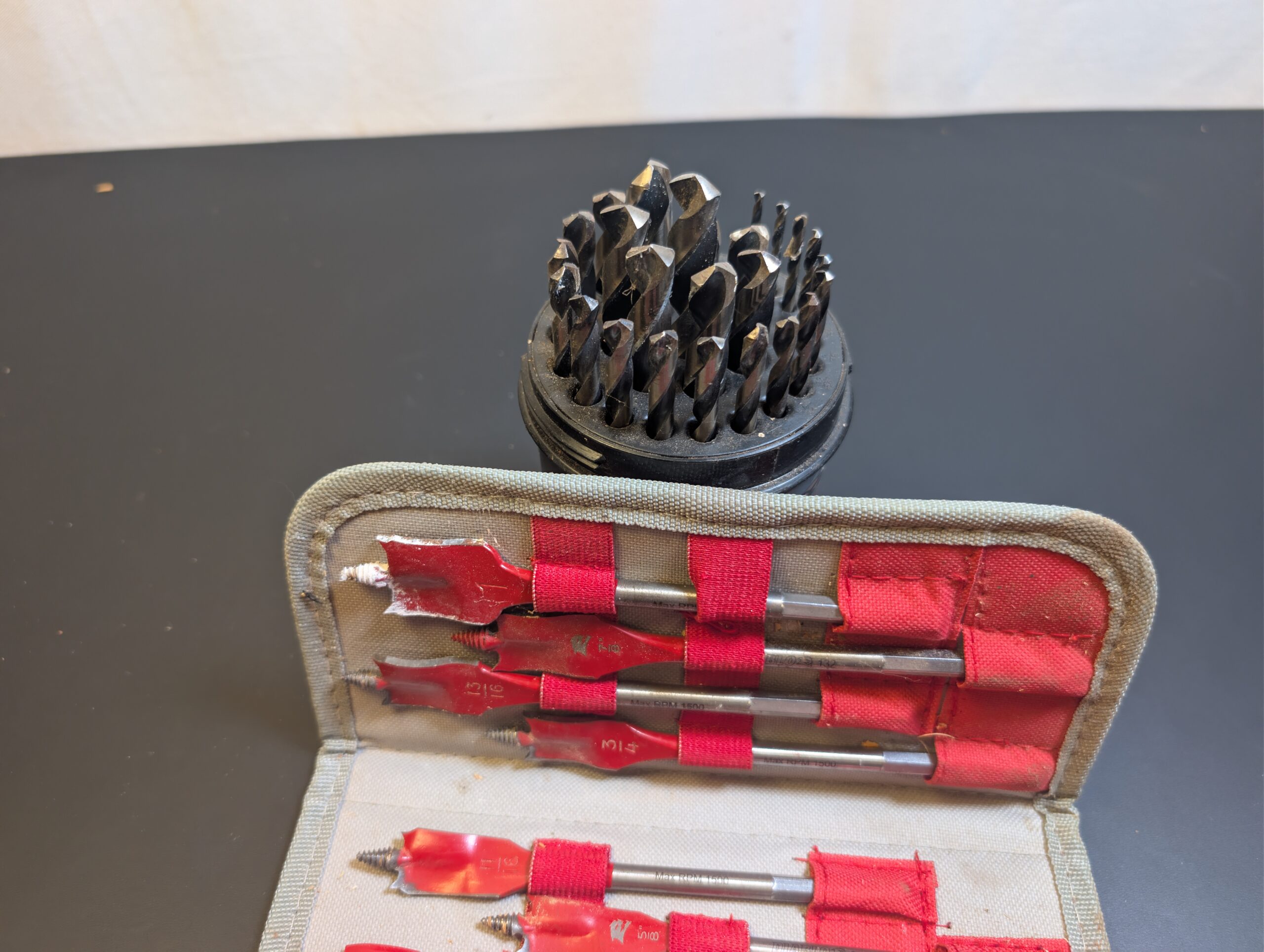 Twist drill bits and spade bits