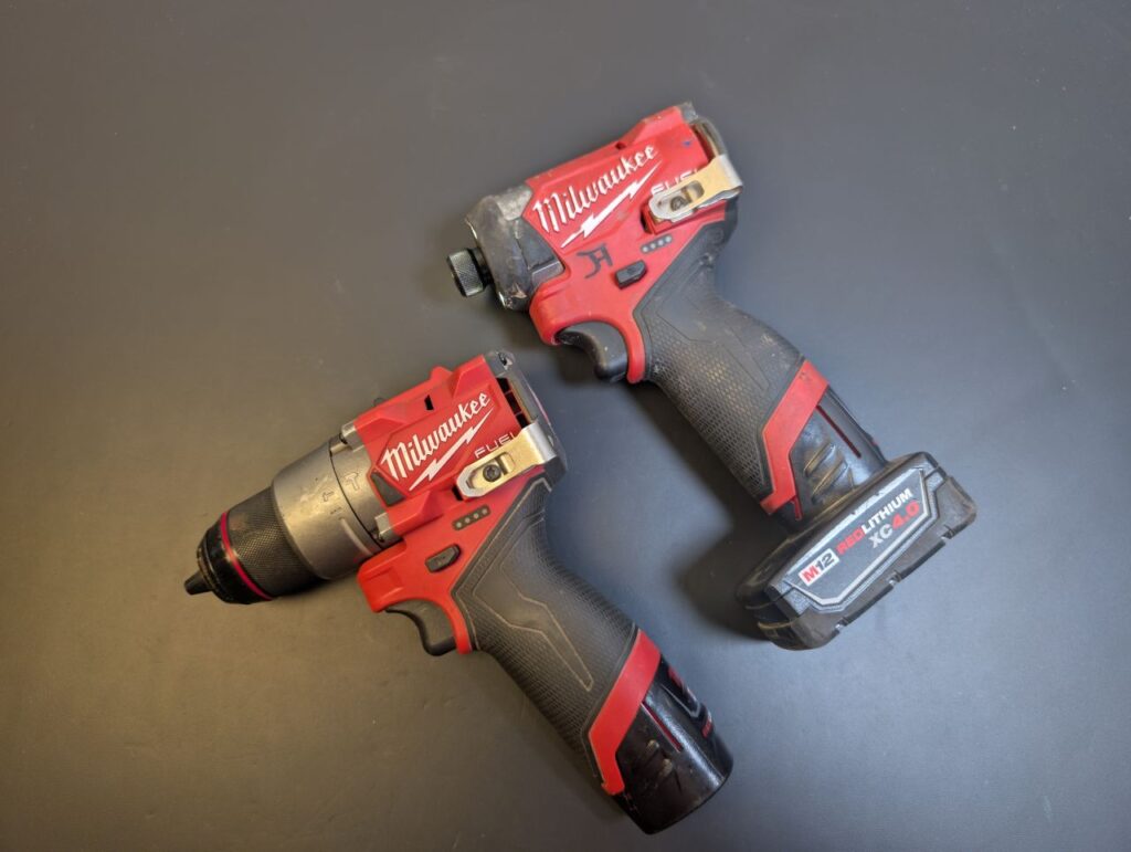 Milwaukee M12 FUEL drill and impact driver combo