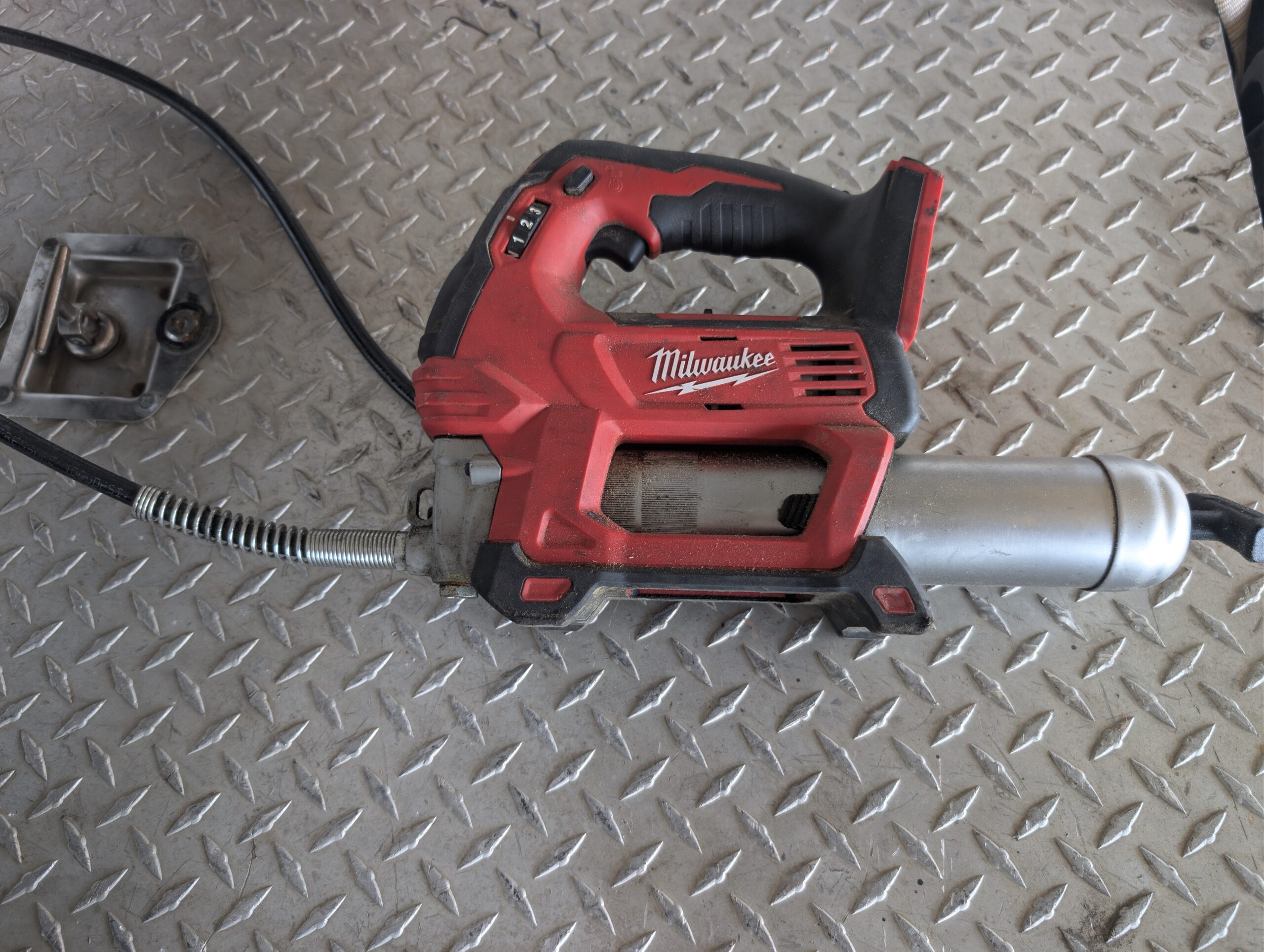 Milwaukee M18 cordless grease gun